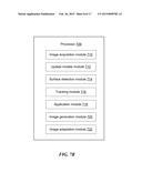 SYSTEM AND METHOD FOR CREATING AND INTERACTING WITH A SURFACE DISPLAY diagram and image