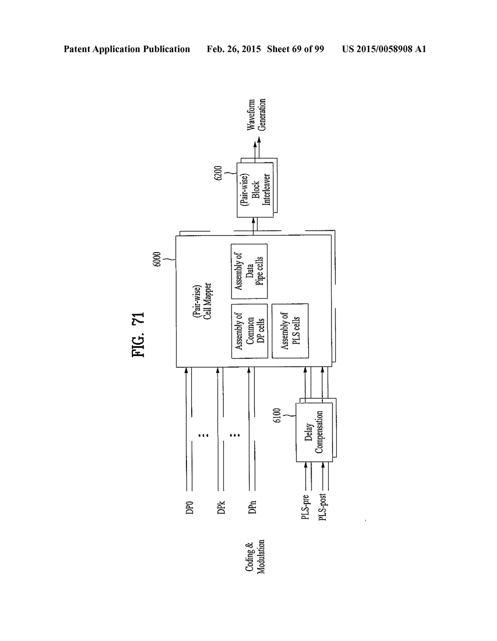 BROADCASTING SIGNAL TRANSMISSION DEVICE, BROADCASTING SIGNAL RECEPTION     DEVICE, AND METHOD FOR TRANSMITTING/RECEIVING BROADCASTING SIGNAL USING     SAME - diagram, schematic, and image 70