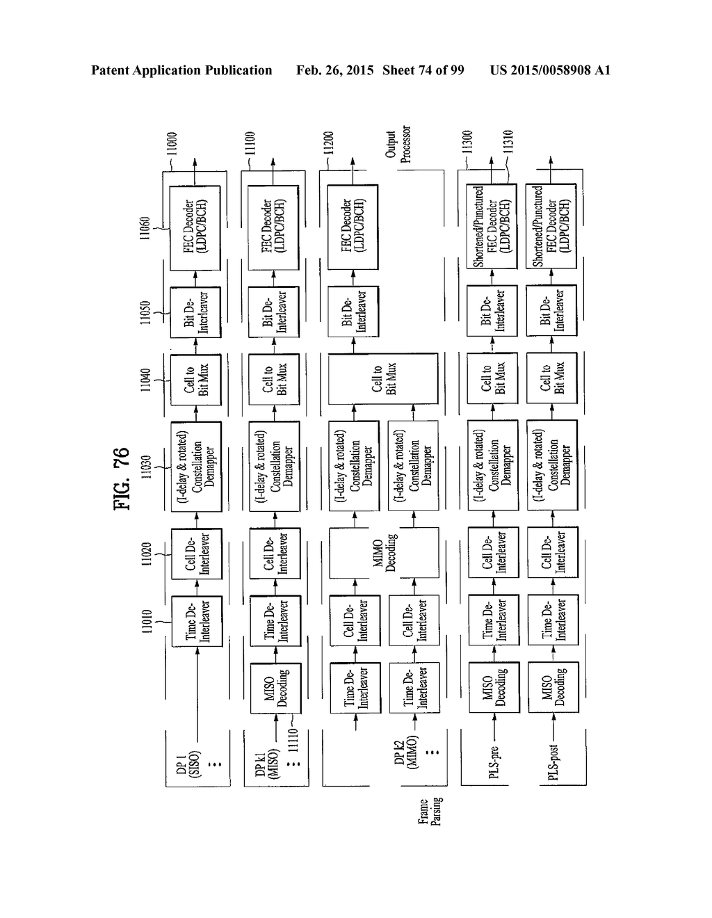 BROADCASTING SIGNAL TRANSMISSION DEVICE, BROADCASTING SIGNAL RECEPTION     DEVICE, AND METHOD FOR TRANSMITTING/RECEIVING BROADCASTING SIGNAL USING     SAME - diagram, schematic, and image 75