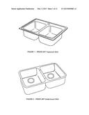 SEAMLESS UNDERMOUNT STAINLESS STEEL SINK SYSTEM diagram and image