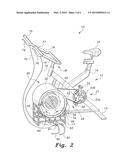 BICYCLE-DRIVEN CLOTHES WASHING MACHINE diagram and image