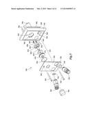 Fluid Fitting with Integrated Fluid Management Device diagram and image