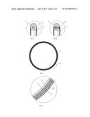 HOLLOWED NON-PNEUMATIC TYRE WITH REINFORCING RIBS diagram and image