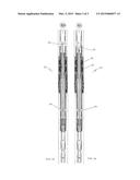 INTEGRATED PACKER AND FLUID CROSS-OVER SUBASSEMBLY FOR GAS INJECTION AND     FLUID REMOVAL IN A WELL diagram and image