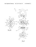 Tool holder with tabs and/or suction cups diagram and image