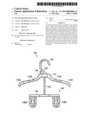 Hanger with securing panels diagram and image