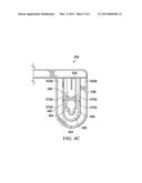 Hanger with securing panels diagram and image