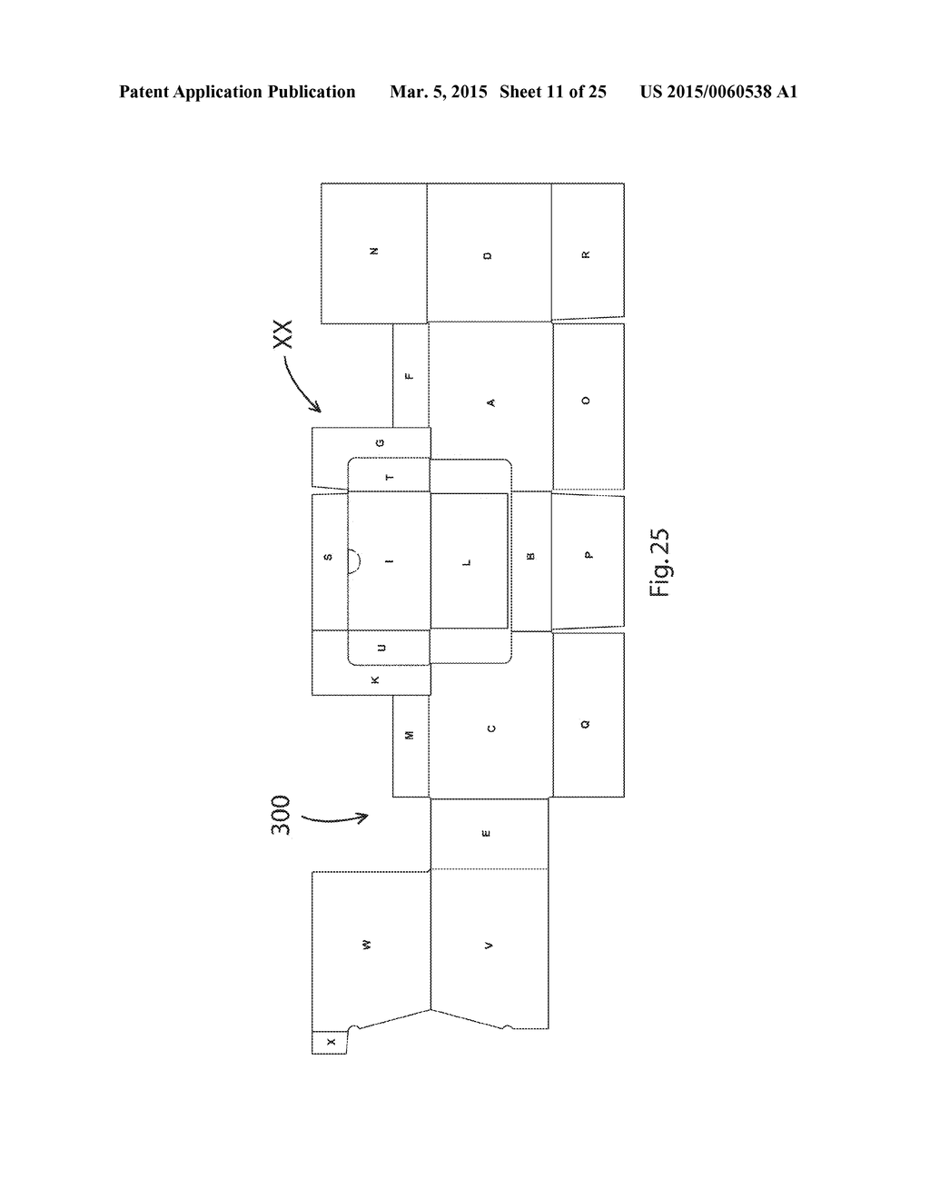 METHOD FOR MANUFACTURING A DUAL-PURPOSE CONTAINER AND A CONTAINER     PRE-ASSEMBLY HAVING A TEAR-OUT SECTION, AND THE PRE-ASSEMBLY AND THE     CONTAINER - diagram, schematic, and image 12