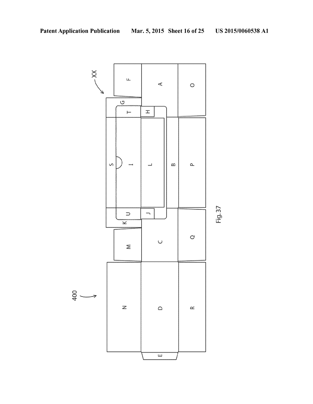 METHOD FOR MANUFACTURING A DUAL-PURPOSE CONTAINER AND A CONTAINER     PRE-ASSEMBLY HAVING A TEAR-OUT SECTION, AND THE PRE-ASSEMBLY AND THE     CONTAINER - diagram, schematic, and image 17