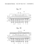 PACKAGE-ON-PACKAGE DEVICES, METHODS OF FABRICATING THE SAME, AND     SEMICONDUCTOR PACKAGES diagram and image