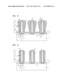 SEMICONDUCTOR DEVICES INCLUDING INSULATING EXTENSION PATTERNS BETWEEN     ADJACENT LANDING PADS AND METHODS OF FABRICATING THE SAME diagram and image