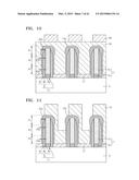 SEMICONDUCTOR DEVICES INCLUDING INSULATING EXTENSION PATTERNS BETWEEN     ADJACENT LANDING PADS AND METHODS OF FABRICATING THE SAME diagram and image