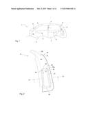 Lining Part for Mounting on a Vehicle Body Part with an Airbag Module,     Airbag System with a Body Part and with Such a Lining Part and Method for     the Production of the Lining Part diagram and image