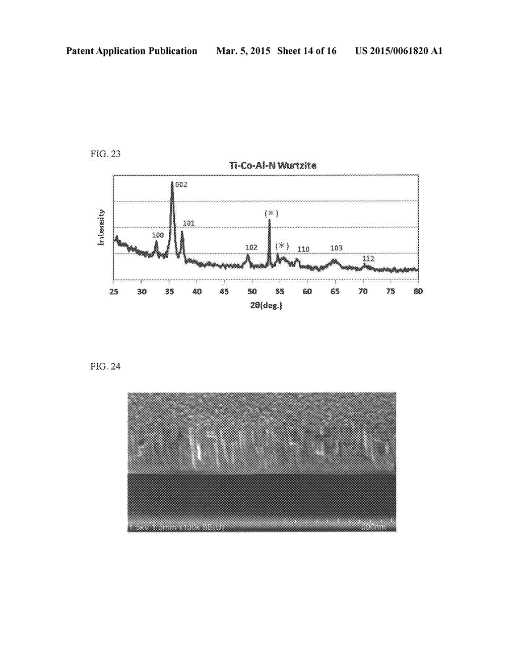 METAL NITRIDE MATERIAL FOR THERMISTOR, METHOD FOR PRODUCING SAME, AND FILM     TYPE THERMISTOR SENSOR - diagram, schematic, and image 15