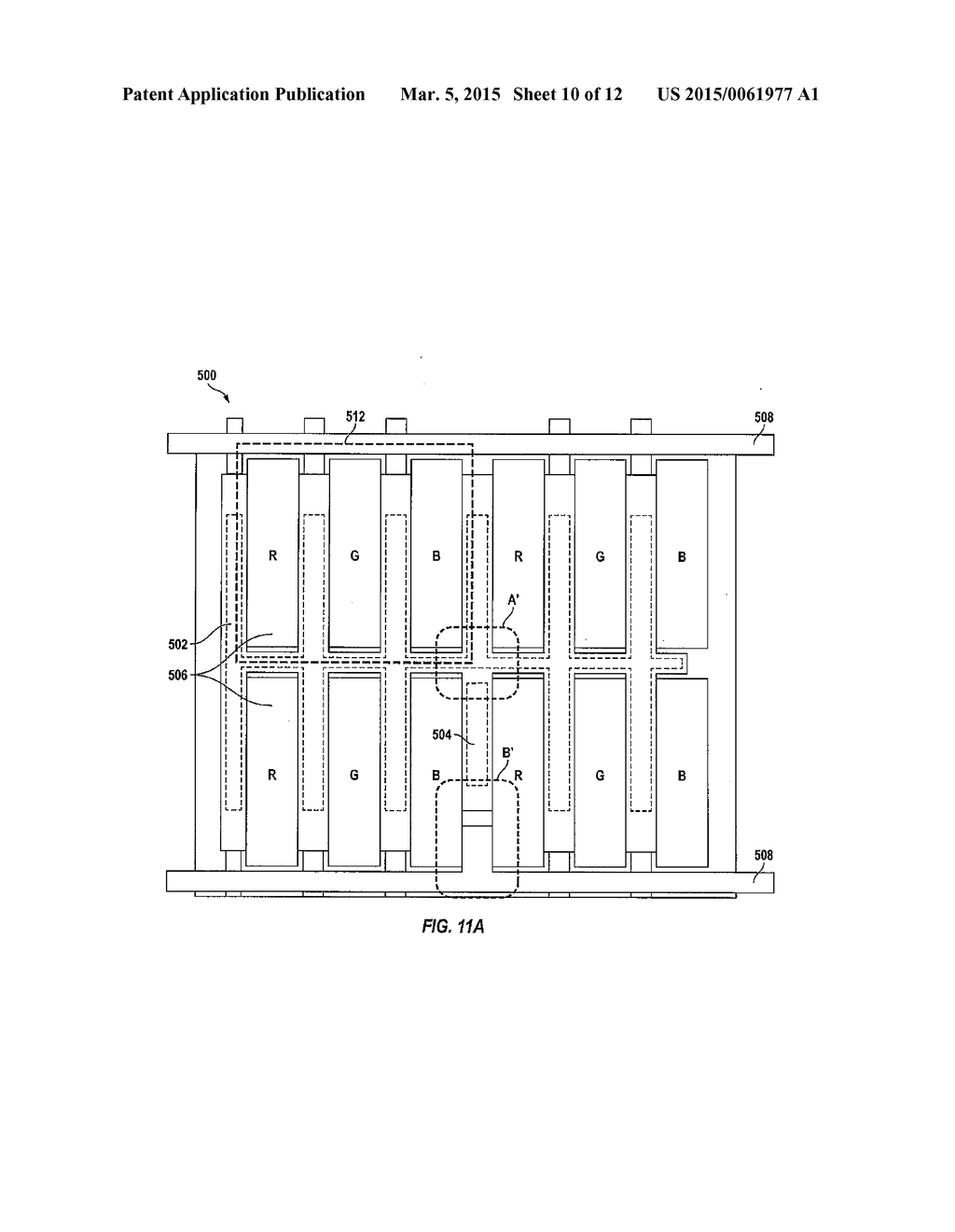 OPTICAL SENSING ARRAY EMBEDDED IN A DISPLAY AND METHOD FOR OPERATING THE     ARRAY - diagram, schematic, and image 11