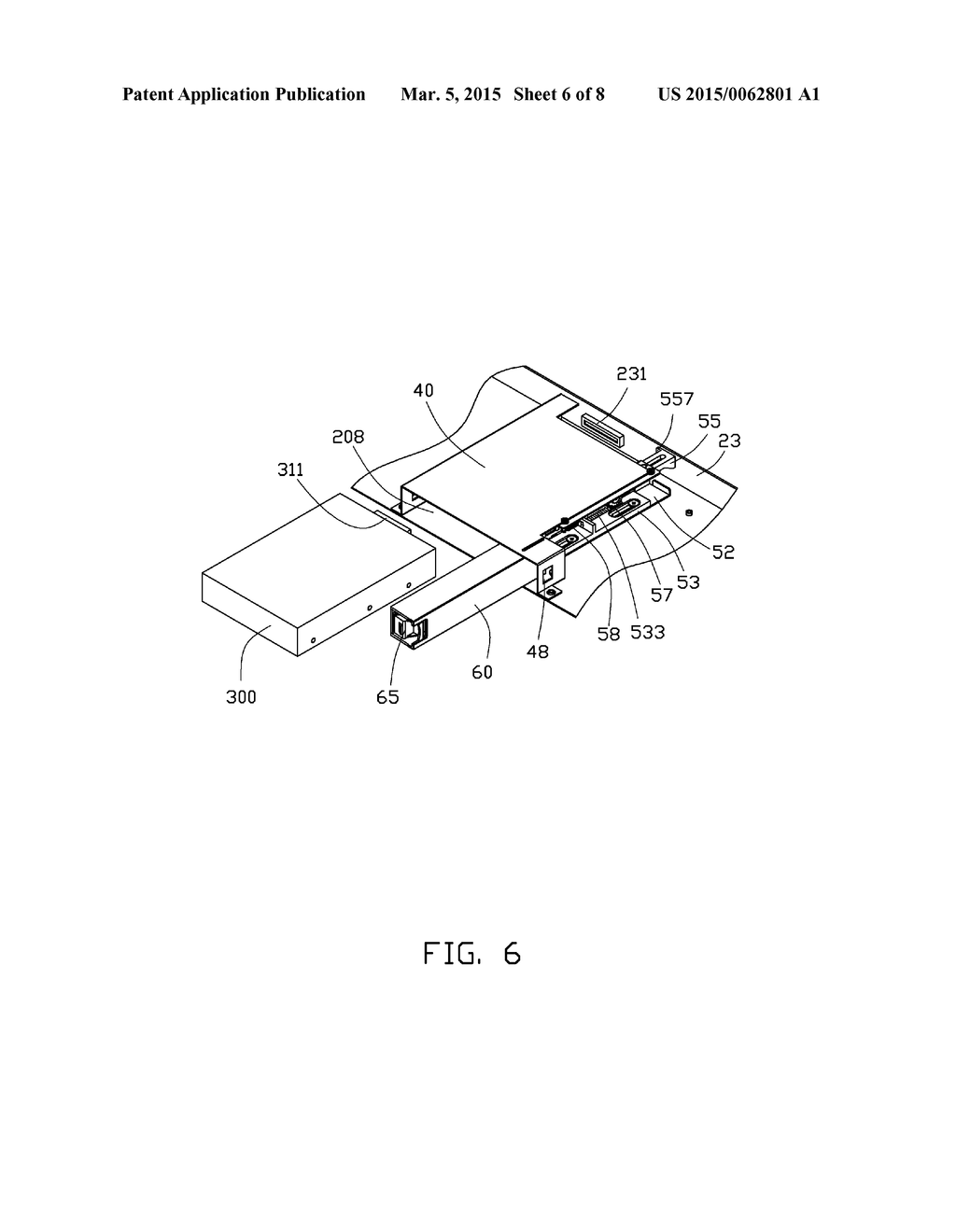 MOUNTING APPARATUS FOR HARD DISK DRIVE AND ELECTRONIC DEVICE WITH THE     MOUNTING APPARATUS - diagram, schematic, and image 07