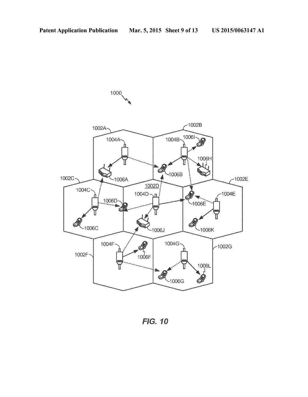 MANAGING RADAR DETECTION IN WIRELESS NETWORK THAT USES FREQUENCY-DIVISION     DUPLEXING - diagram, schematic, and image 10