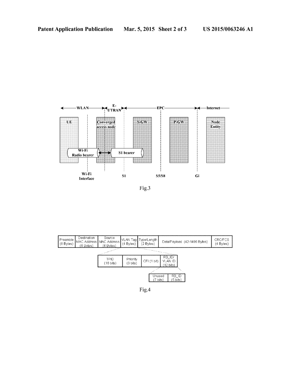 METHOD OF MANAGING DATA BEARERS IN A WIRELESS ACCESS DEVICE AND UES - diagram, schematic, and image 03