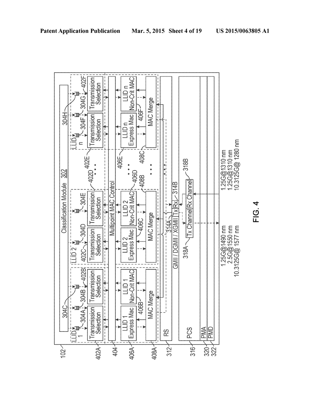 PRE-EMPTION IN PASSIVE OPTICAL NETWORKS - diagram, schematic, and image 05