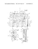 SELF-PROPELLED UNDERWATER VEHICLES AND SYSTEMS FOR UNDERGROUND LAYING A     CONTINUOUS ELONGATED MEMBER IN A BED OF A BODY OF WATER diagram and image