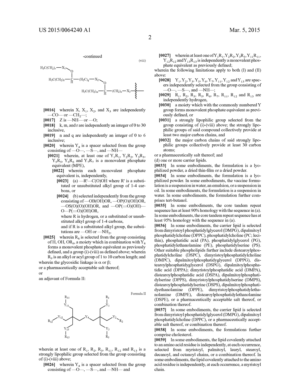 MUC1 Based Glycolipopeptide Vaccine with Adjuvant - diagram, schematic, and image 12