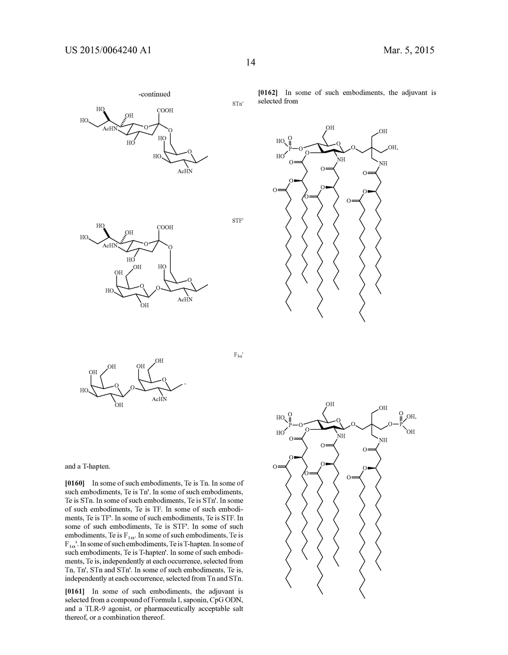 MUC1 Based Glycolipopeptide Vaccine with Adjuvant - diagram, schematic, and image 24