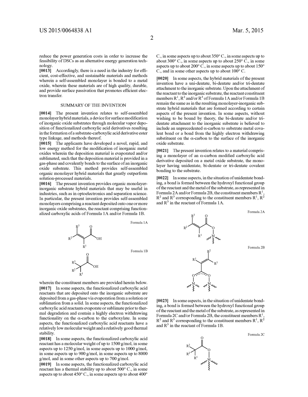 SELF-ASSEMBLED ORGANIC MONOLAYER HYBRID MATERIALS AND METHODS THEREOF - diagram, schematic, and image 18