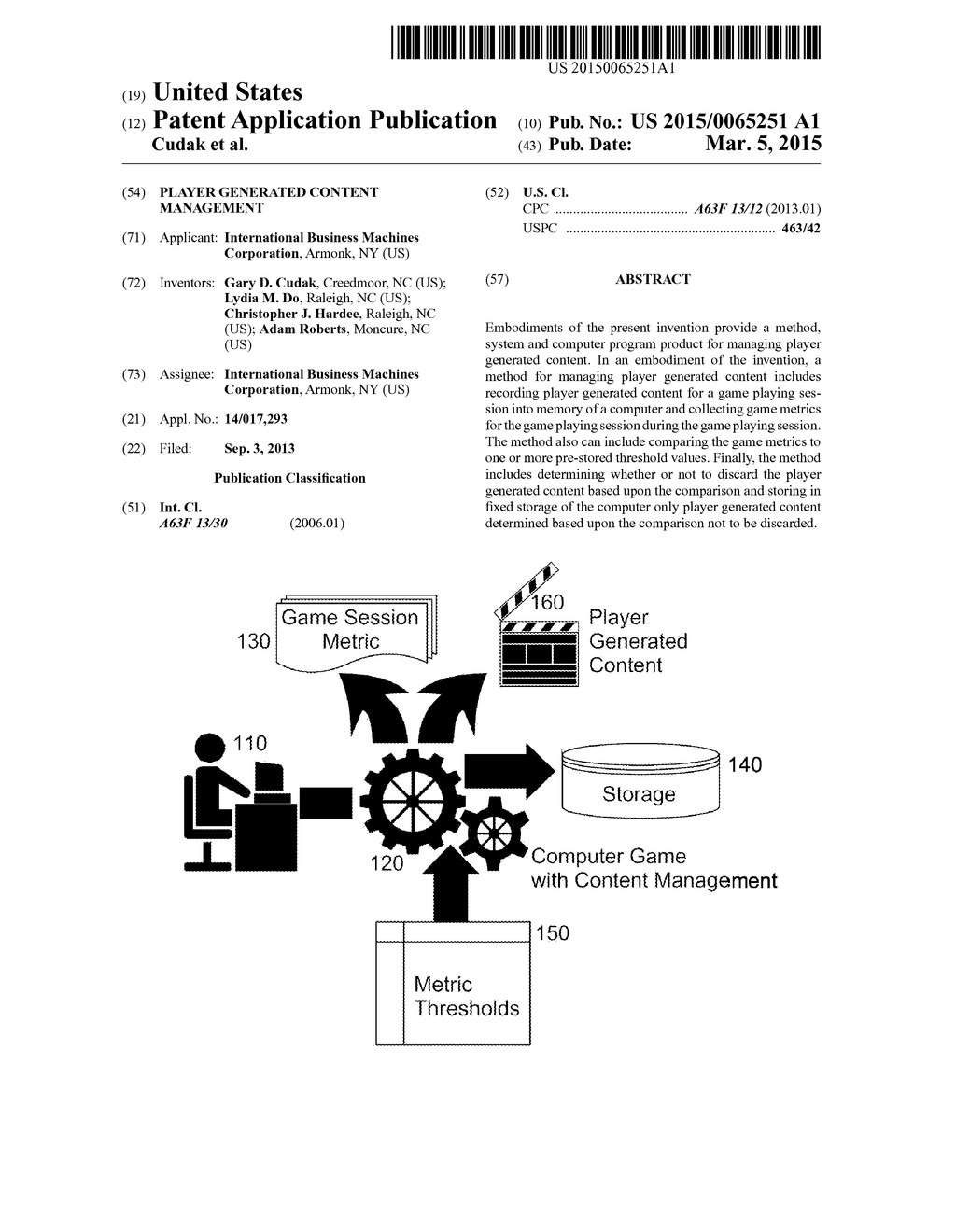 PLAYER GENERATED CONTENT MANAGEMENT - diagram, schematic, and image 01