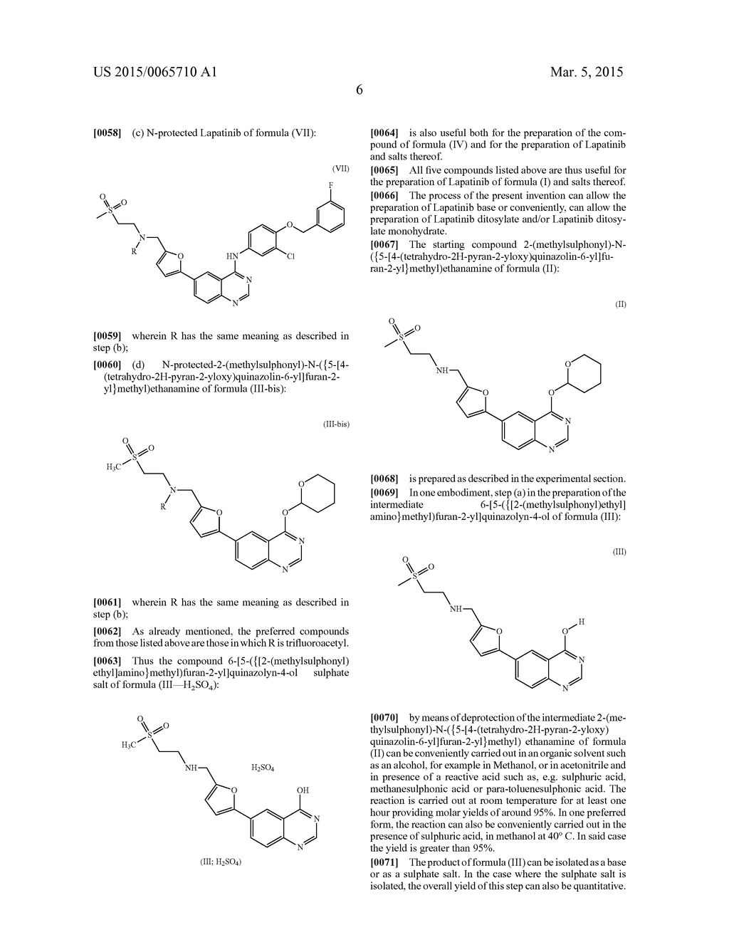 EFFICIENT PROCESS FOR THE PREPARATION OF LAPATINIB AND SALTS THEREOF BY     MEANS OF NEW INTERMEDIATES - diagram, schematic, and image 09