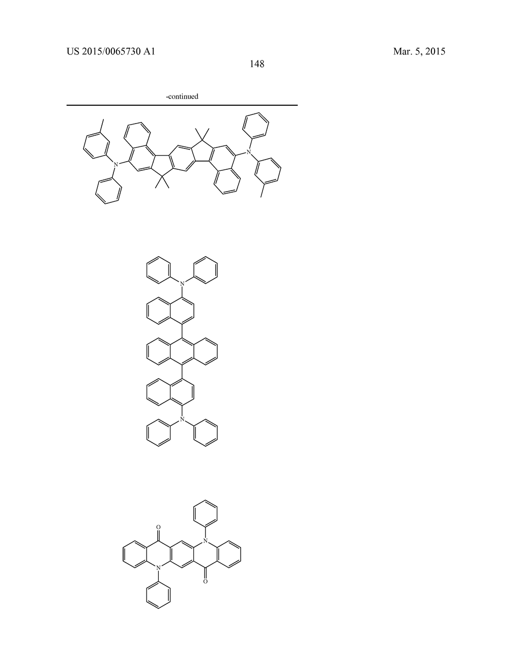 SPIROBIFLUORENE COMPOUNDS FOR ORGANIC ELECTROLUMINESCENT DEVICES - diagram, schematic, and image 149