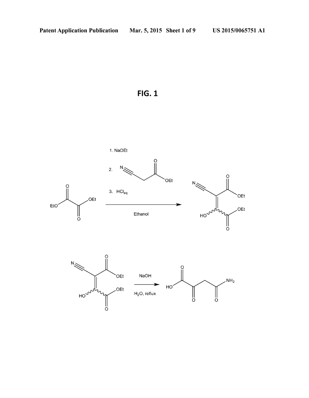 Preparation of 4-Amino-2,4-Dioxobutanoic Acid - diagram, schematic, and image 02