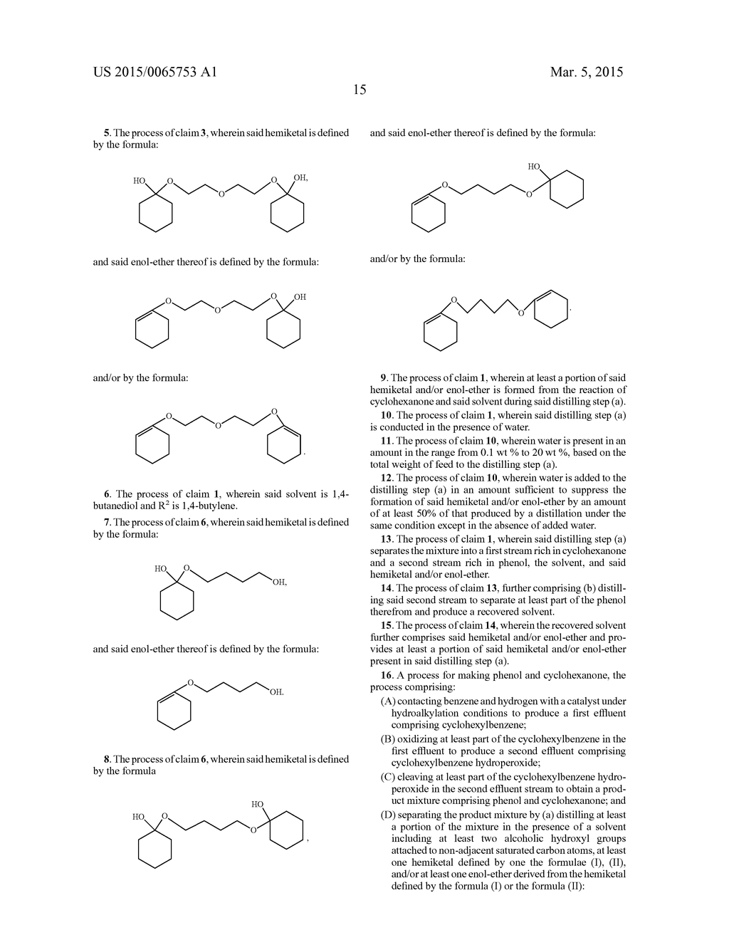 Process for Producing Phenol and Cyclohexanone - diagram, schematic, and image 22