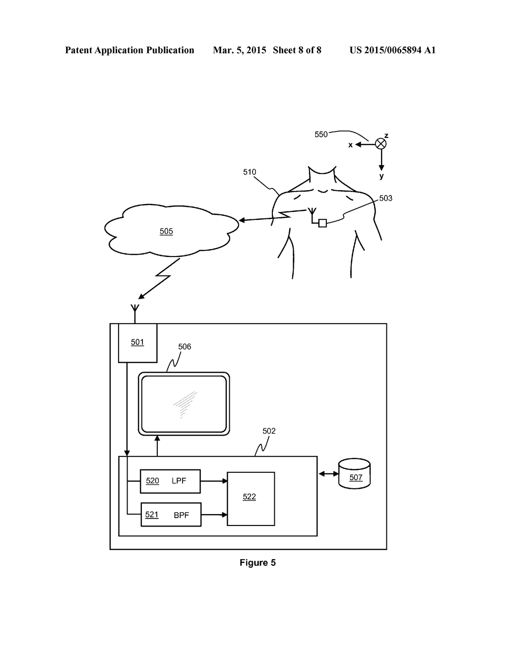 METHOD AND APPARATUS FOR DETERMINING INFORMATION INDICATIVE OF CARDIAC     MALFUNCTIONS AND ABNORMALITIES - diagram, schematic, and image 09