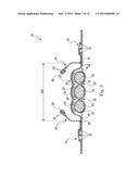 Absorbent Articles With Channels diagram and image