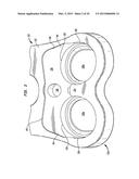 CERVICAL PLATE WITH A FEEDBACK DEVICE FOR SELECTIVE ASSOCIATION WITH BONE     SCREW BLOCKING MECHANISM diagram and image