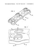 CERVICAL PLATE WITH A FEEDBACK DEVICE FOR SELECTIVE ASSOCIATION WITH BONE     SCREW BLOCKING MECHANISM diagram and image