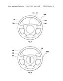 Steering Wheel Input Device Having Gesture Recognition and Angle     Compensation Capabilities diagram and image