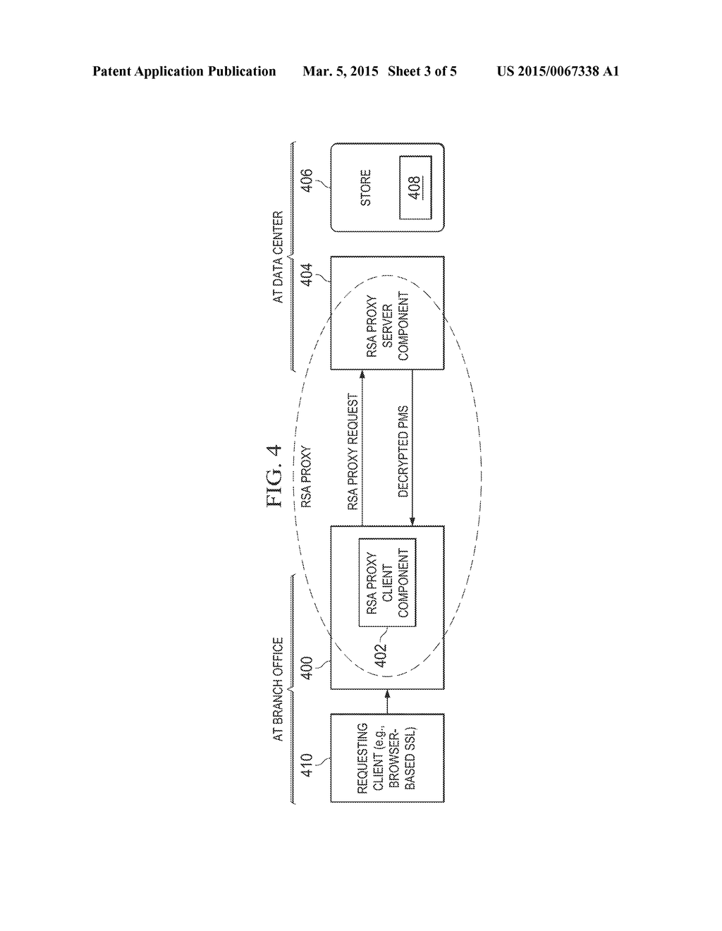 Providing forward secrecy in a terminating SSL/TLS connection proxy using     ephemeral Diffie-Hellman key exchange - diagram, schematic, and image 04