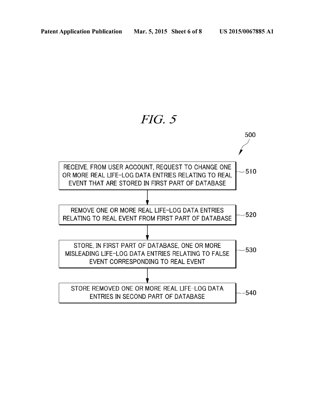 PRIVACY PROTECTION FOR A LIFE-LOG SYSTEM - diagram, schematic, and image 07