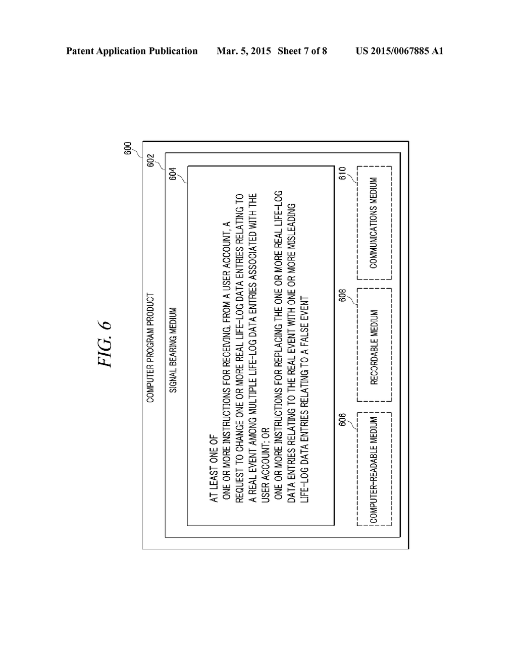 PRIVACY PROTECTION FOR A LIFE-LOG SYSTEM - diagram, schematic, and image 08