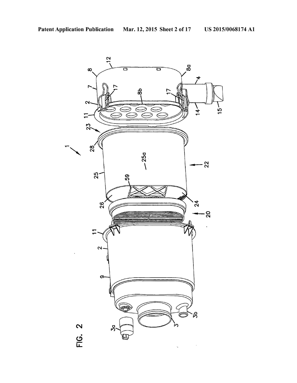 FILTER ELEMENTS; AIR CLEANER; ASSEMBLY; AND, METHODS - diagram, schematic, and image 03