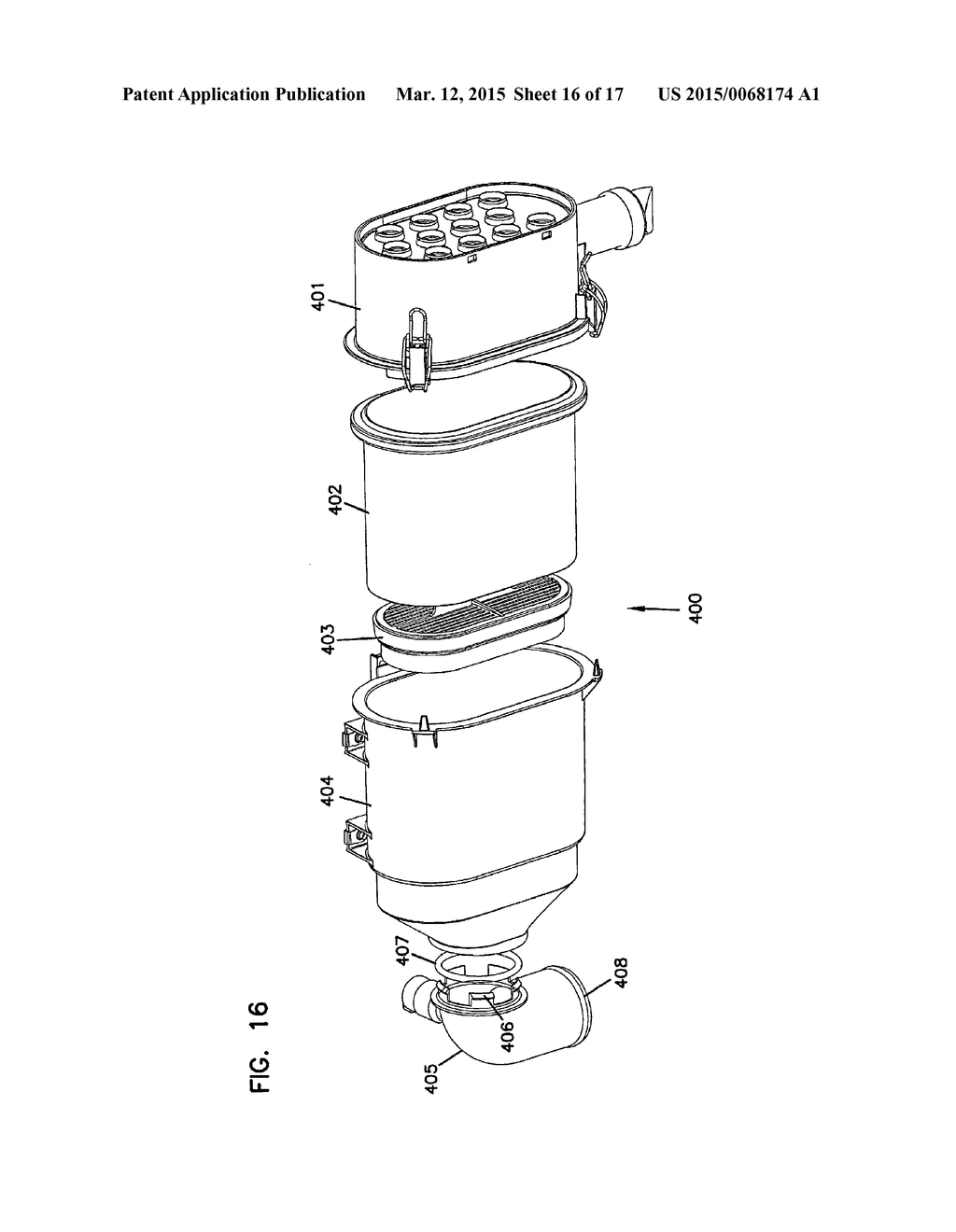 FILTER ELEMENTS; AIR CLEANER; ASSEMBLY; AND, METHODS - diagram, schematic, and image 17