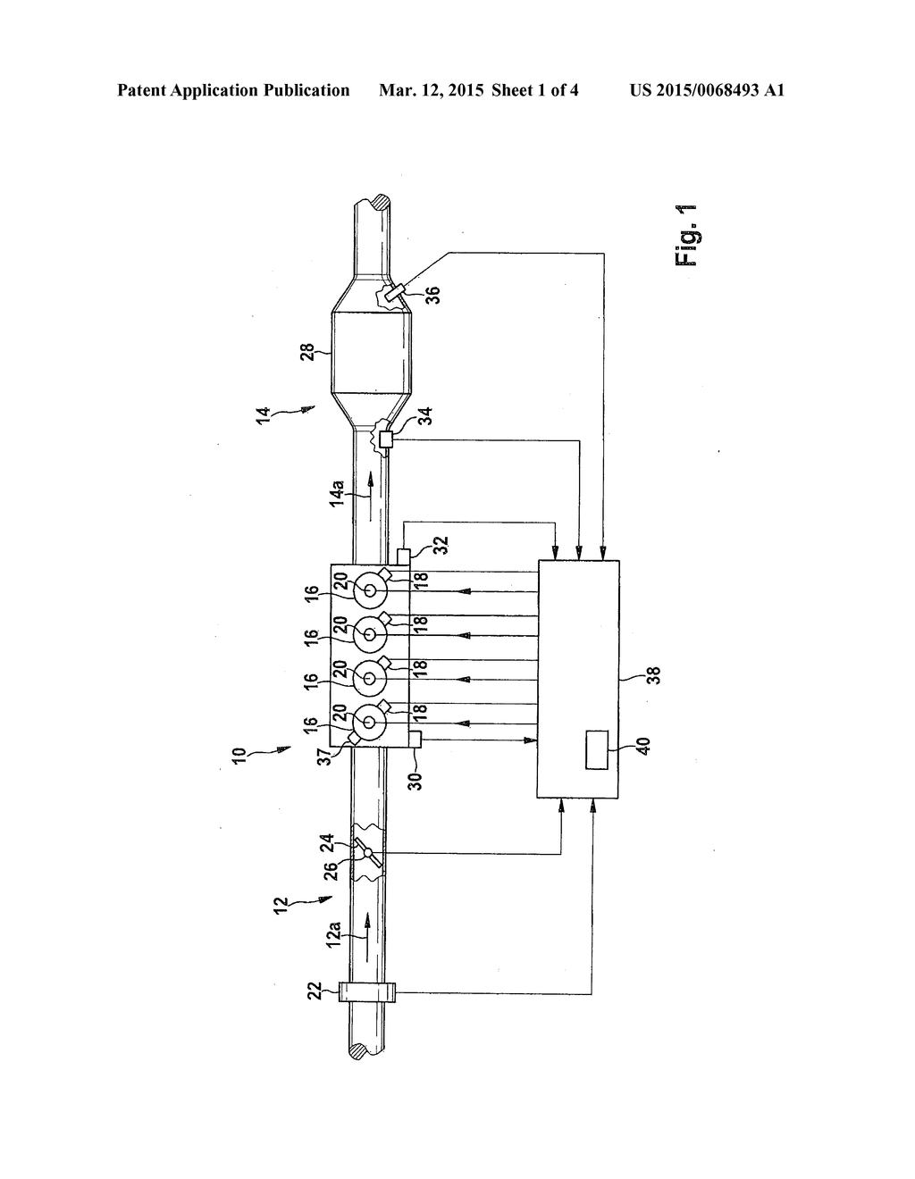 METHOD FOR OPERATING AN INTERNAL COMBUSTION ENGINE IN AN IDLE MODE - diagram, schematic, and image 02