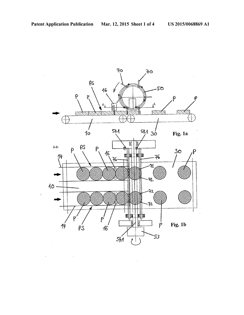 Device and method for conveying lumpy products - diagram, schematic, and image 02