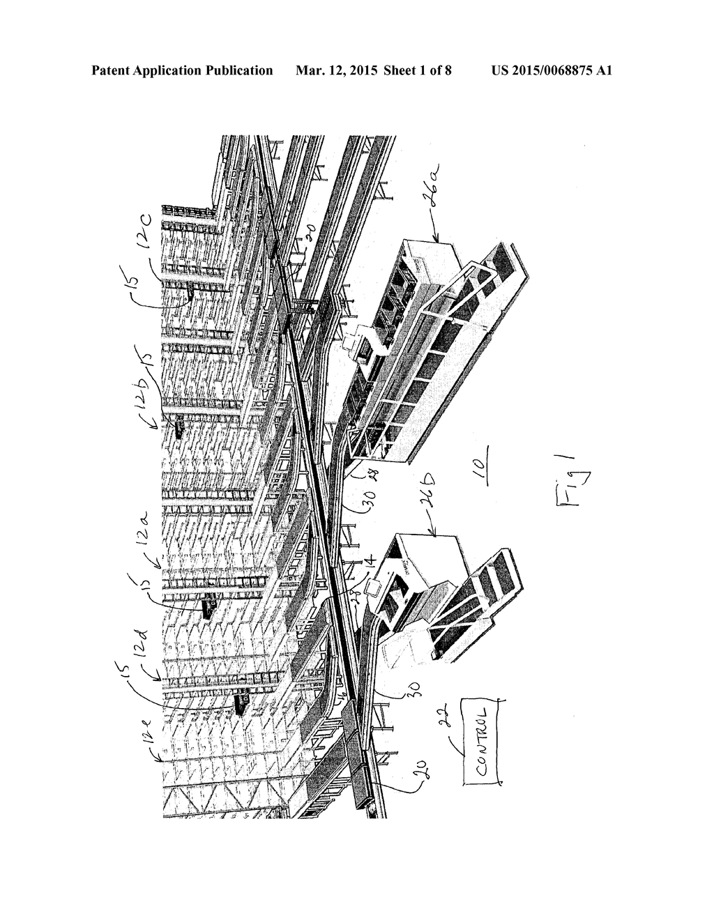 TRANSFER SYSTEM AND MATERIAL-HANDLING SYSTEM AND METHOD USING SUCH     TRANSFER SYSTEM - diagram, schematic, and image 02