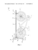 FREE-STANDING STORAGE RACK FOR ONE OR MORE BICYCLES diagram and image
