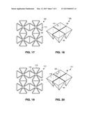 FOLDED 3-D LIGHT SHEETS CONTAINING PRINTED LEDS diagram and image