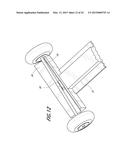 TRANSPORTATION DEVICE WITH PIVOTING AXLE diagram and image