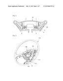 ASSEMBLY OF AIRBAG MODULE AND STEERING WHEEL diagram and image