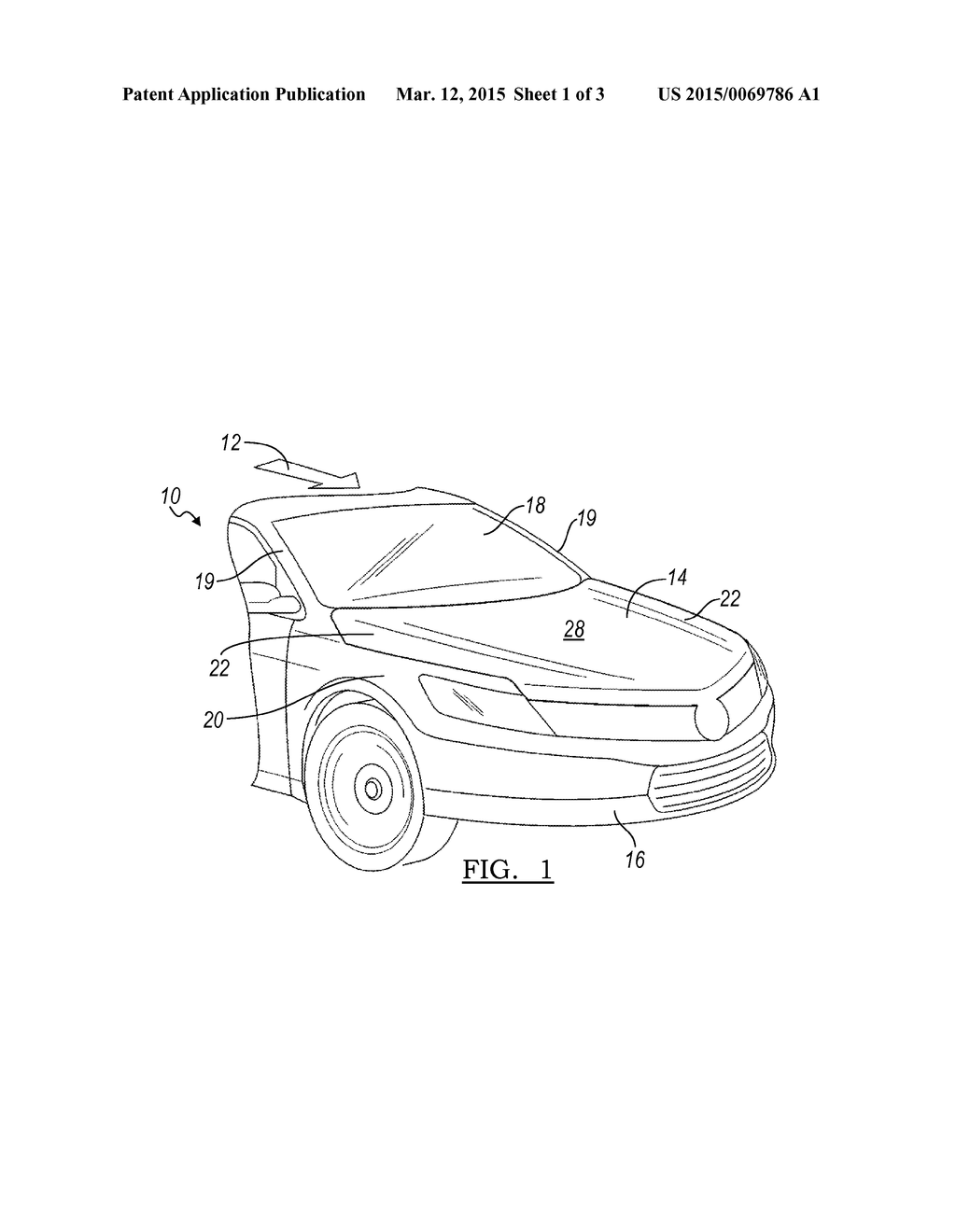 HOOD STRUCTURE FOR AUTOMOTIVE VEHICLE - diagram, schematic, and image 02